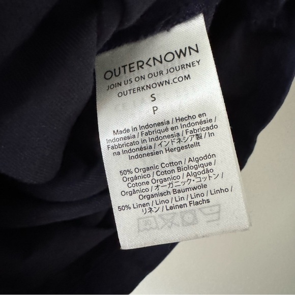 Outerknown S.E.A. Shortall blue Jumpsuit linen cotton blend - Picture 7 of 10